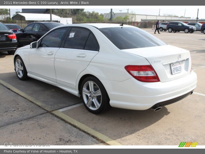 Arctic White / Black 2011 Mercedes-Benz C 300 Luxury