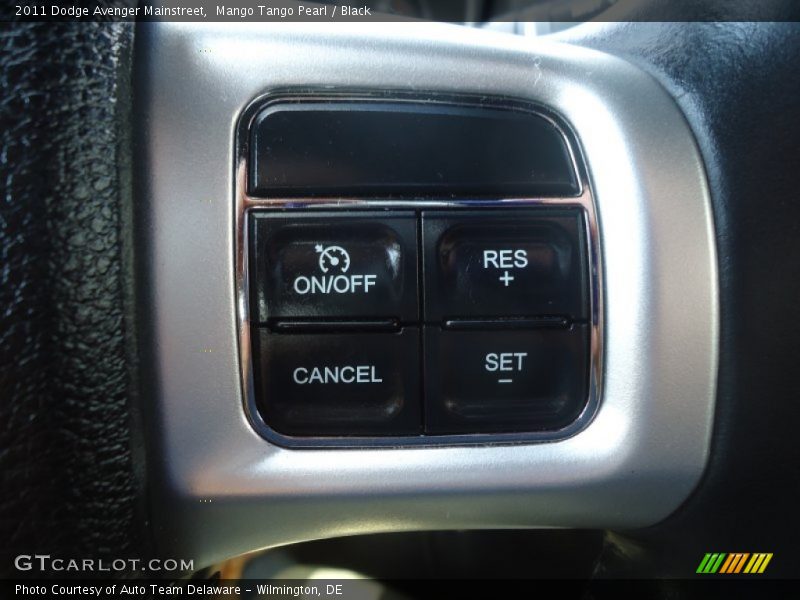 Mango Tango Pearl / Black 2011 Dodge Avenger Mainstreet