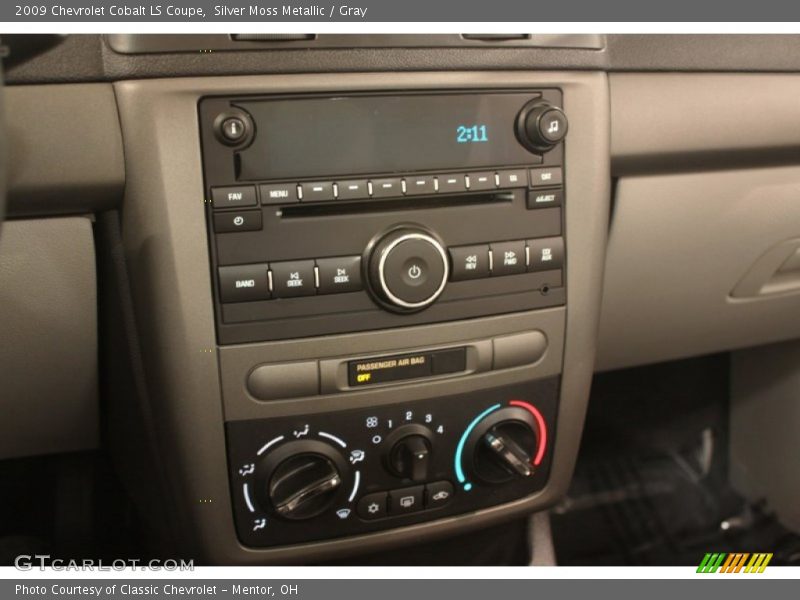 Silver Moss Metallic / Gray 2009 Chevrolet Cobalt LS Coupe