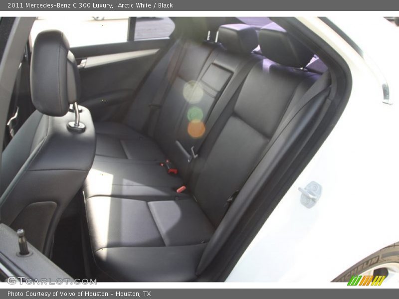 Arctic White / Black 2011 Mercedes-Benz C 300 Luxury