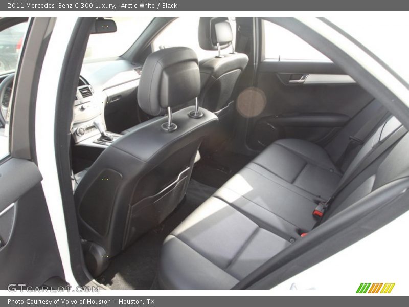 Arctic White / Black 2011 Mercedes-Benz C 300 Luxury