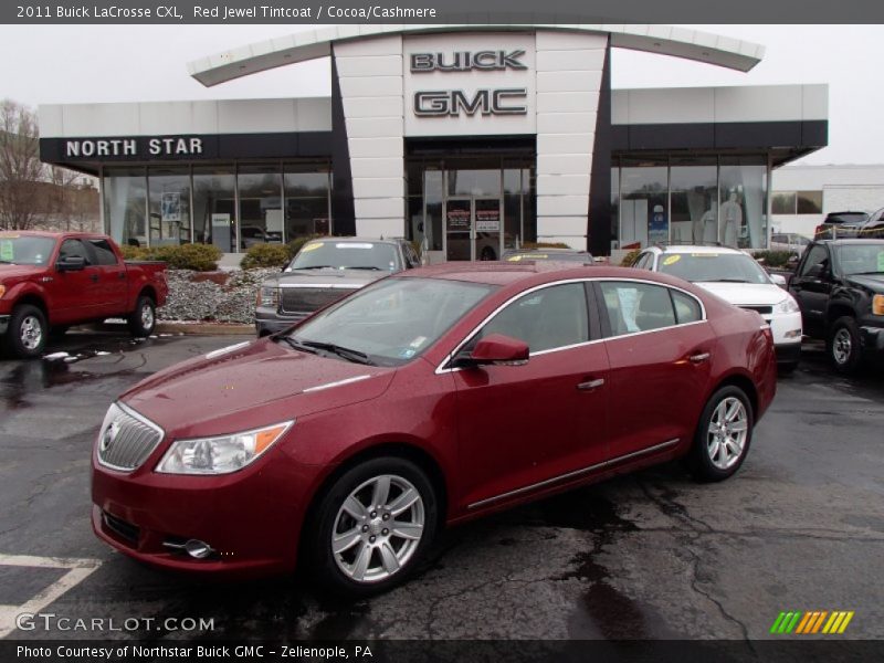 Red Jewel Tintcoat / Cocoa/Cashmere 2011 Buick LaCrosse CXL