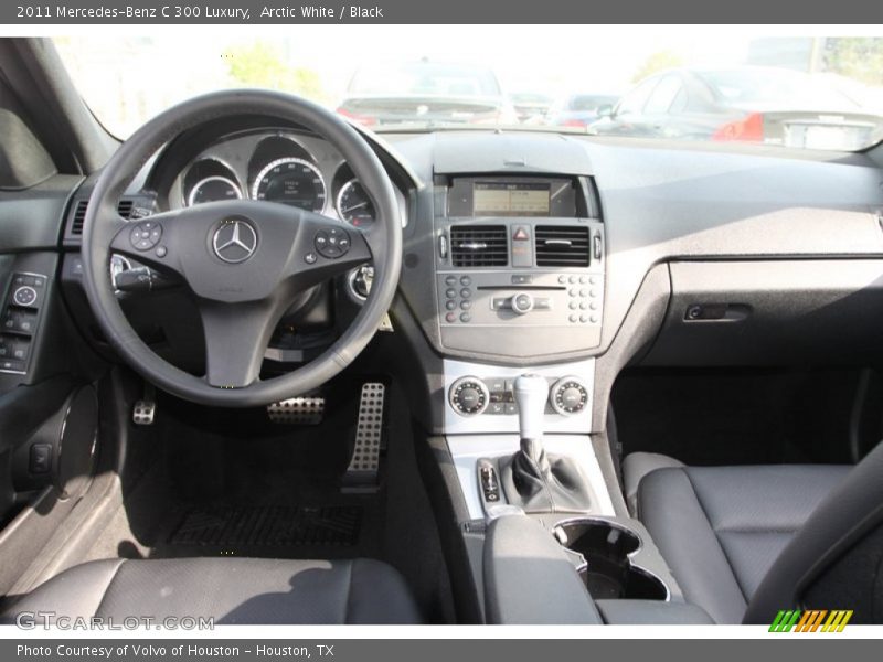 Arctic White / Black 2011 Mercedes-Benz C 300 Luxury