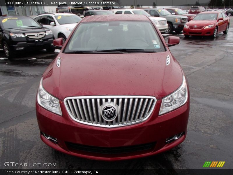 Red Jewel Tintcoat / Cocoa/Cashmere 2011 Buick LaCrosse CXL