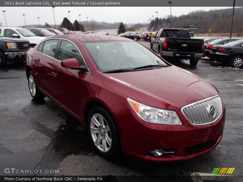 Red Jewel Tintcoat / Cocoa/Cashmere 2011 Buick LaCrosse CXL