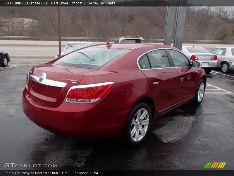 Red Jewel Tintcoat / Cocoa/Cashmere 2011 Buick LaCrosse CXL