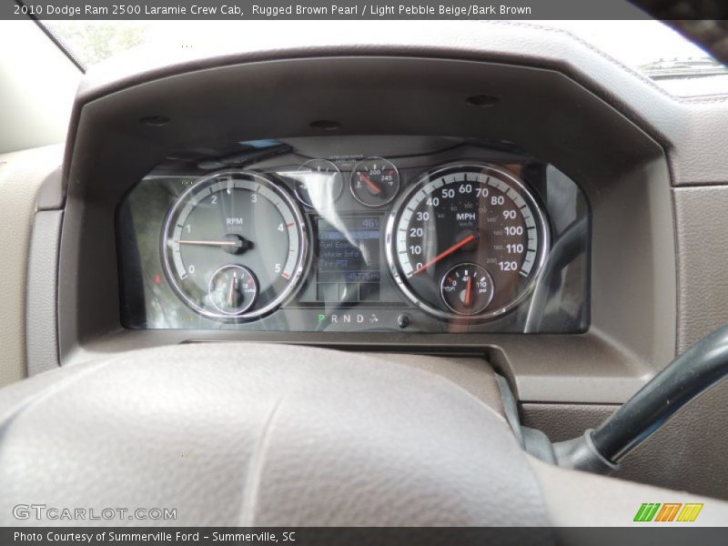 Rugged Brown Pearl / Light Pebble Beige/Bark Brown 2010 Dodge Ram 2500 Laramie Crew Cab