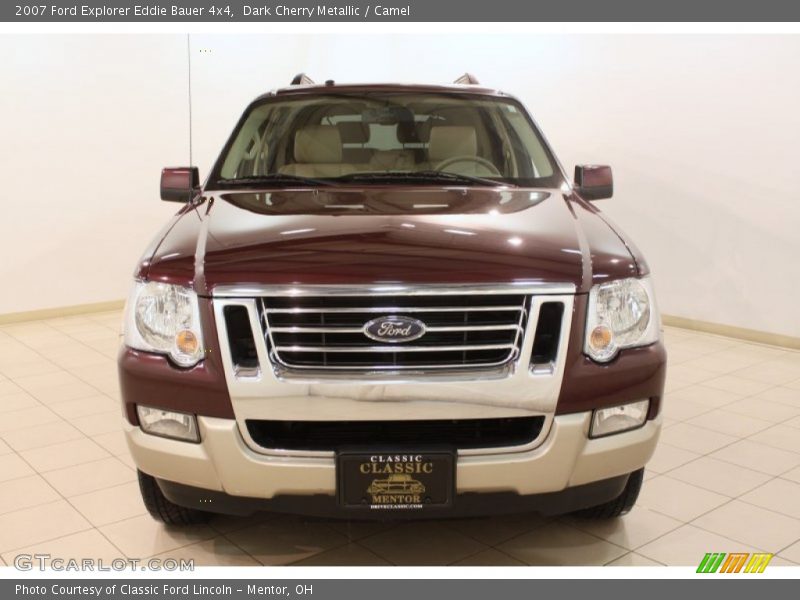 Dark Cherry Metallic / Camel 2007 Ford Explorer Eddie Bauer 4x4