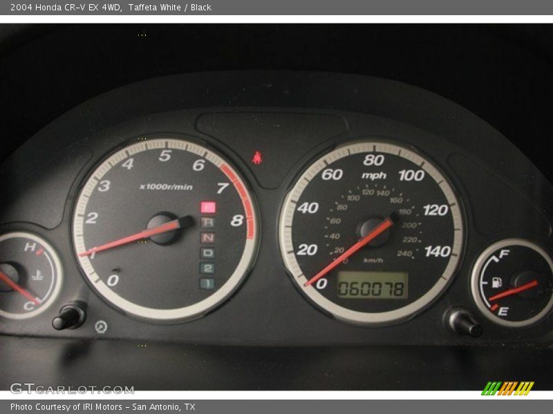 Taffeta White / Black 2004 Honda CR-V EX 4WD