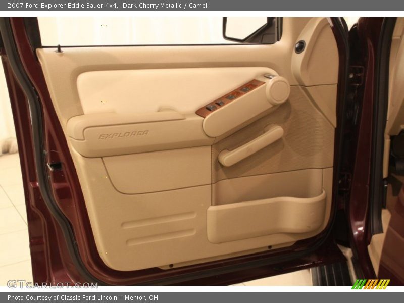 Dark Cherry Metallic / Camel 2007 Ford Explorer Eddie Bauer 4x4