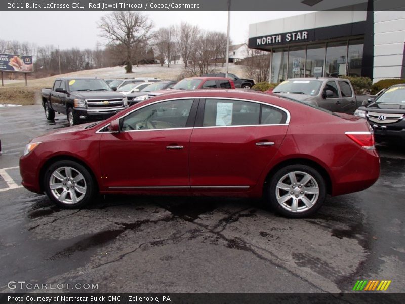 Red Jewel Tintcoat / Cocoa/Cashmere 2011 Buick LaCrosse CXL