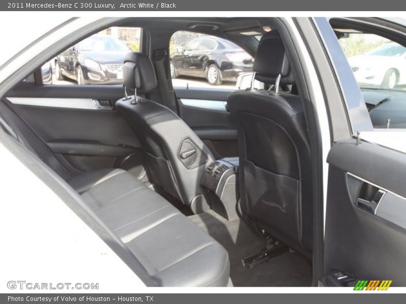 Arctic White / Black 2011 Mercedes-Benz C 300 Luxury