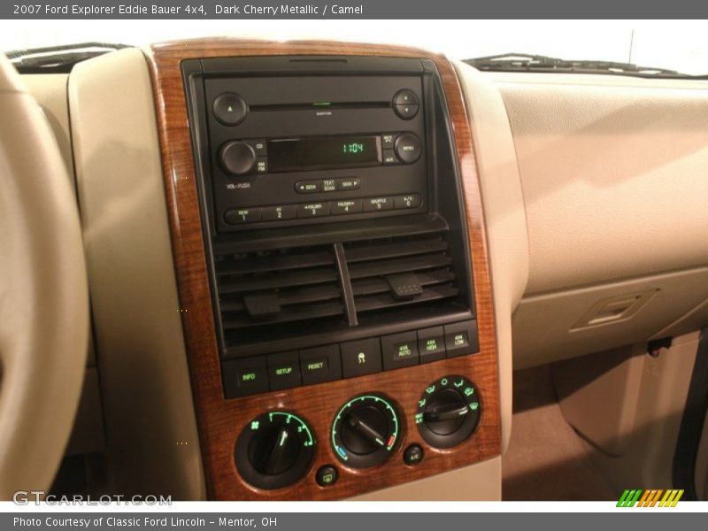 Controls of 2007 Explorer Eddie Bauer 4x4