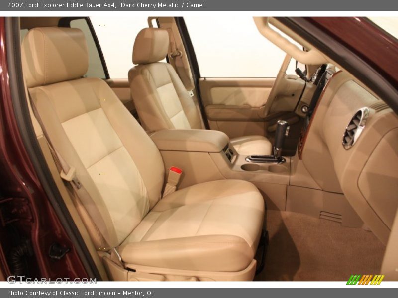 Dark Cherry Metallic / Camel 2007 Ford Explorer Eddie Bauer 4x4