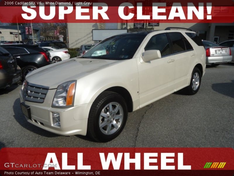 White Diamond / Light Gray 2006 Cadillac SRX V6