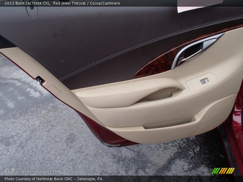 Red Jewel Tintcoat / Cocoa/Cashmere 2011 Buick LaCrosse CXL