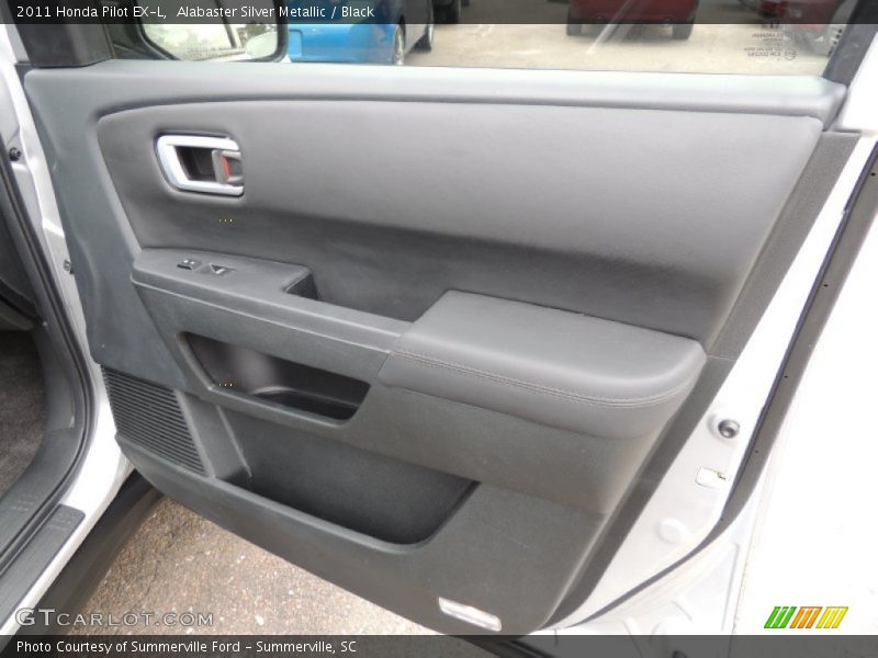 Alabaster Silver Metallic / Black 2011 Honda Pilot EX-L