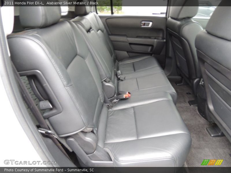 Alabaster Silver Metallic / Black 2011 Honda Pilot EX-L