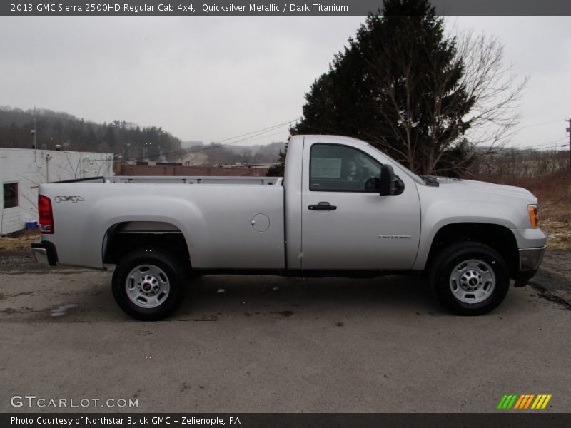 Quicksilver Metallic / Dark Titanium 2013 GMC Sierra 2500HD Regular Cab 4x4