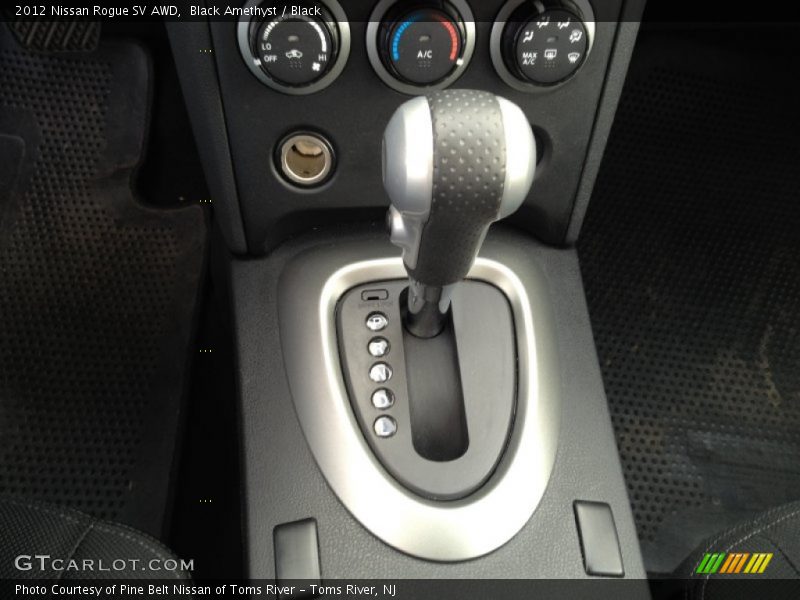 Black Amethyst / Black 2012 Nissan Rogue SV AWD