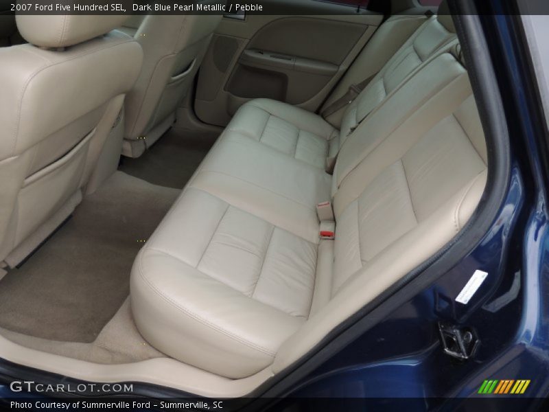 Rear Seat of 2007 Five Hundred SEL