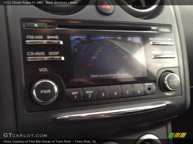 Black Amethyst / Black 2012 Nissan Rogue SV AWD