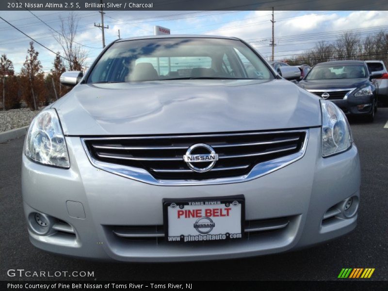 Brilliant Silver / Charcoal 2012 Nissan Altima 2.5 S