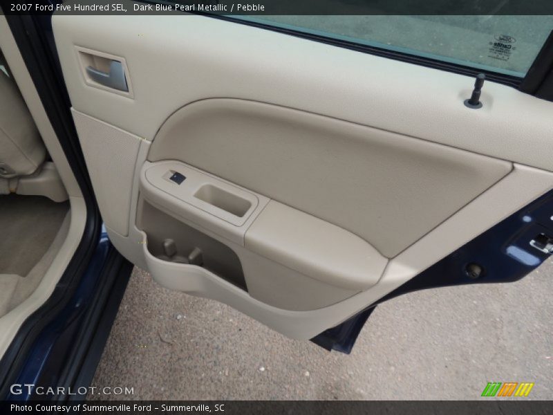 Dark Blue Pearl Metallic / Pebble 2007 Ford Five Hundred SEL