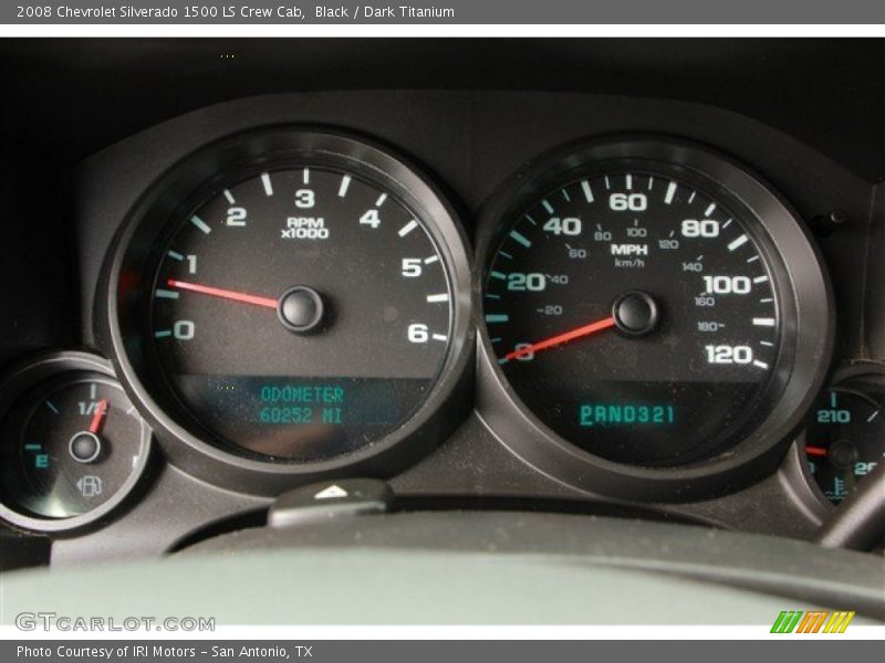 Black / Dark Titanium 2008 Chevrolet Silverado 1500 LS Crew Cab