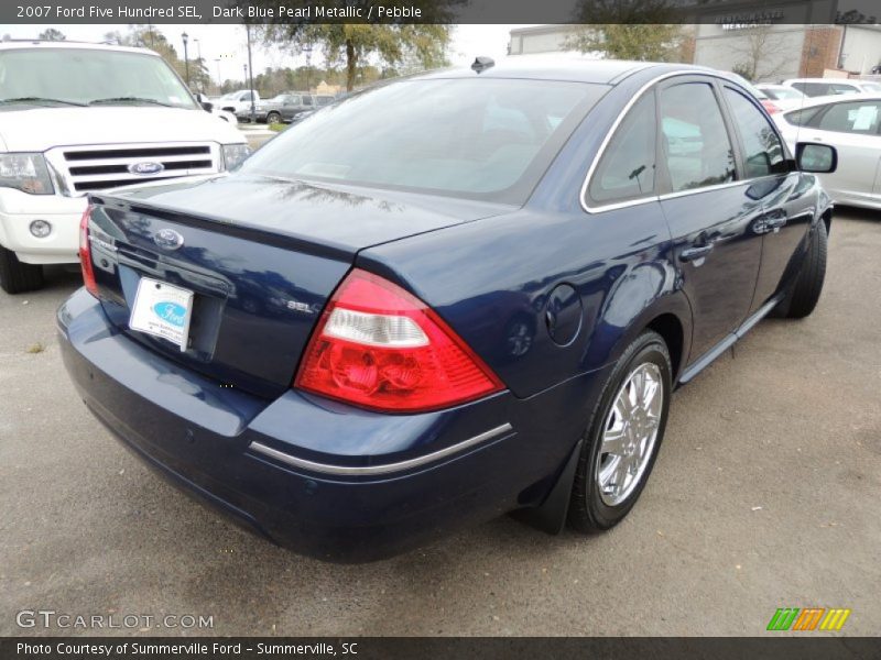 Dark Blue Pearl Metallic / Pebble 2007 Ford Five Hundred SEL