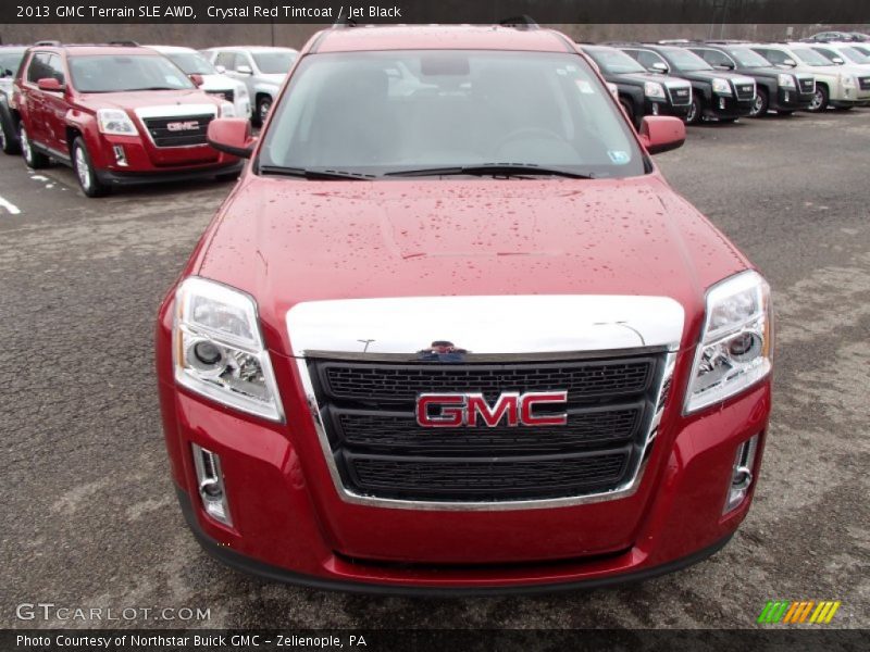 Crystal Red Tintcoat / Jet Black 2013 GMC Terrain SLE AWD