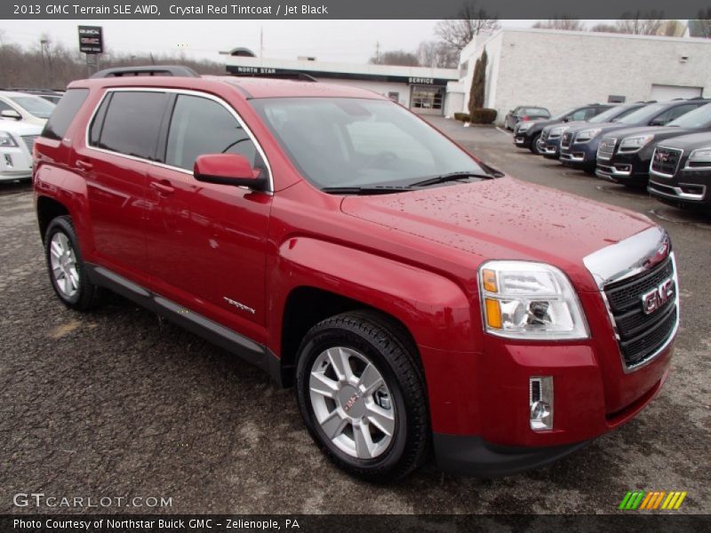 Crystal Red Tintcoat / Jet Black 2013 GMC Terrain SLE AWD