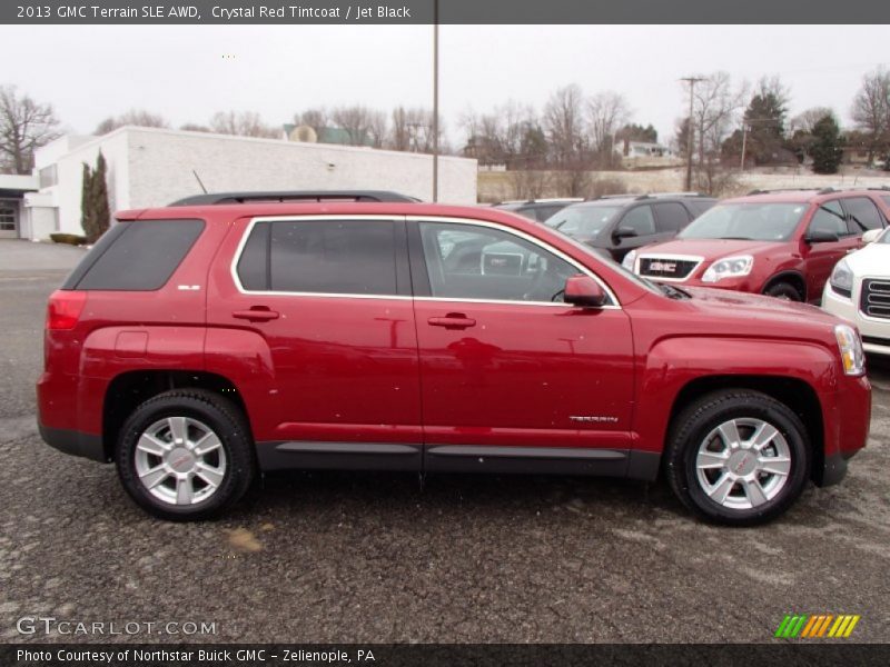Crystal Red Tintcoat / Jet Black 2013 GMC Terrain SLE AWD