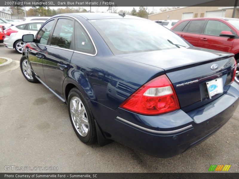 Dark Blue Pearl Metallic / Pebble 2007 Ford Five Hundred SEL
