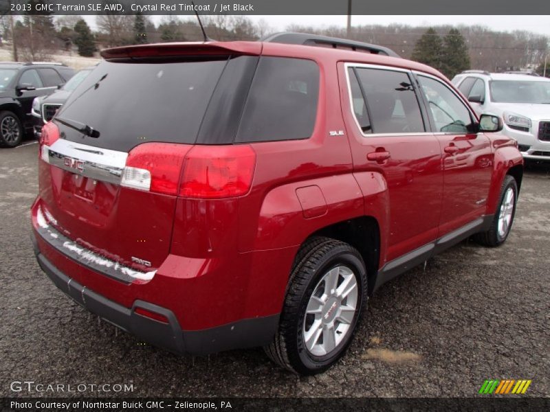 Crystal Red Tintcoat / Jet Black 2013 GMC Terrain SLE AWD