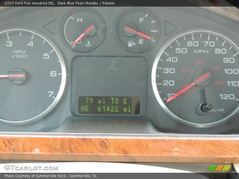 Dark Blue Pearl Metallic / Pebble 2007 Ford Five Hundred SEL