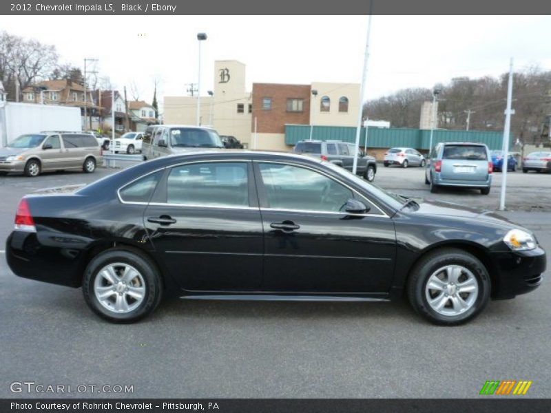 Black / Ebony 2012 Chevrolet Impala LS