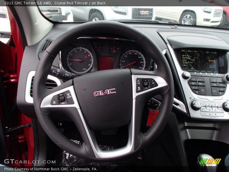 Crystal Red Tintcoat / Jet Black 2013 GMC Terrain SLE AWD