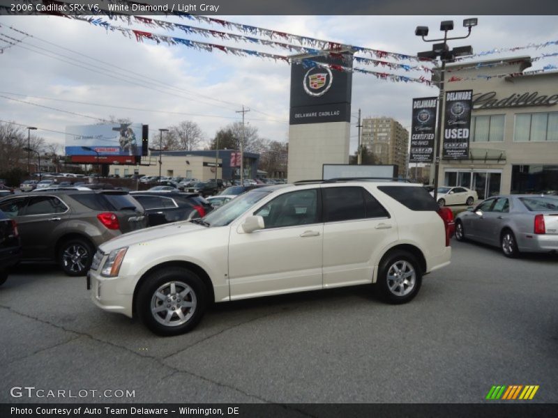 White Diamond / Light Gray 2006 Cadillac SRX V6