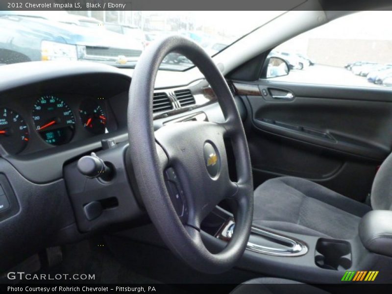 Black / Ebony 2012 Chevrolet Impala LS