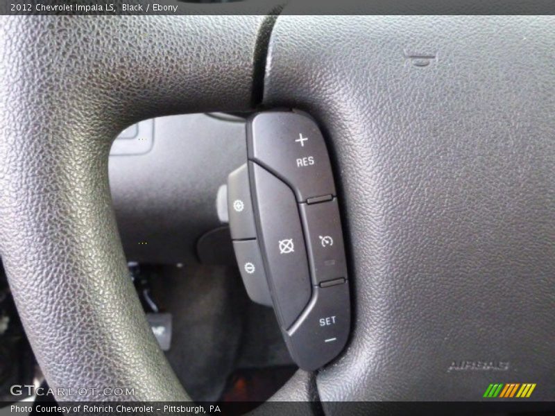Black / Ebony 2012 Chevrolet Impala LS