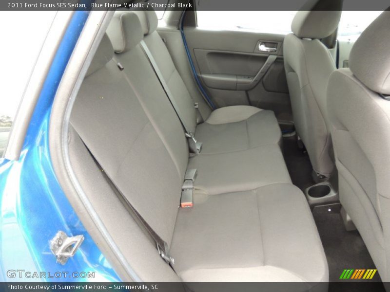 Blue Flame Metallic / Charcoal Black 2011 Ford Focus SES Sedan
