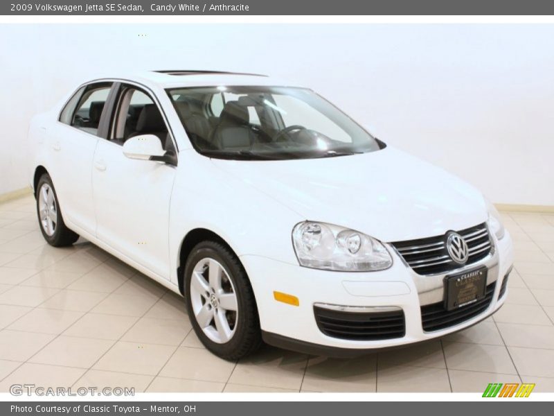 Candy White / Anthracite 2009 Volkswagen Jetta SE Sedan