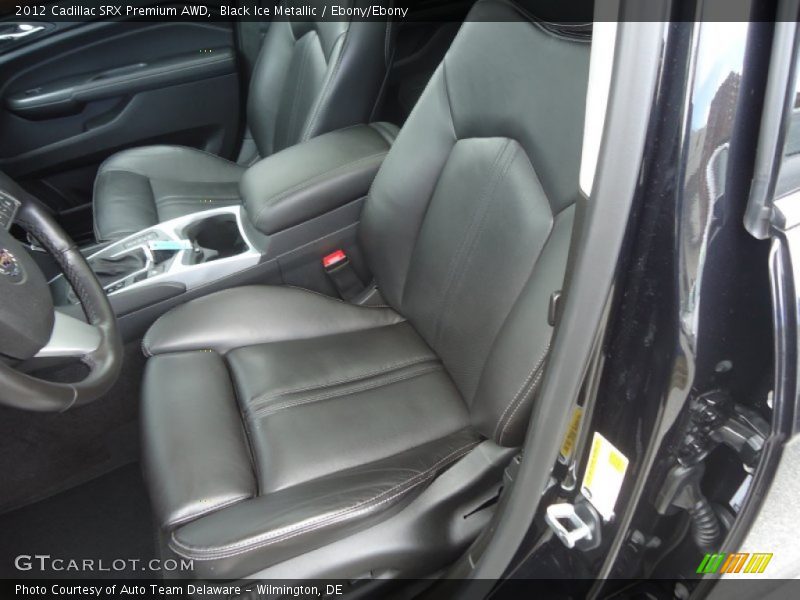 Black Ice Metallic / Ebony/Ebony 2012 Cadillac SRX Premium AWD