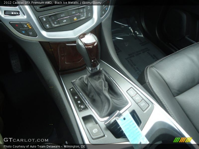 Black Ice Metallic / Ebony/Ebony 2012 Cadillac SRX Premium AWD