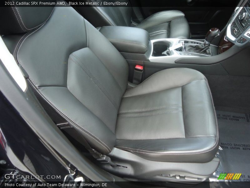 Black Ice Metallic / Ebony/Ebony 2012 Cadillac SRX Premium AWD