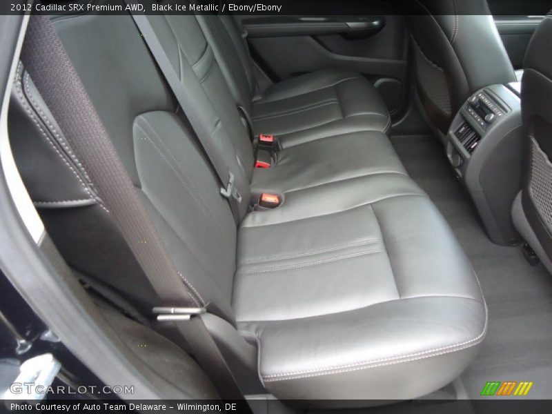 Black Ice Metallic / Ebony/Ebony 2012 Cadillac SRX Premium AWD