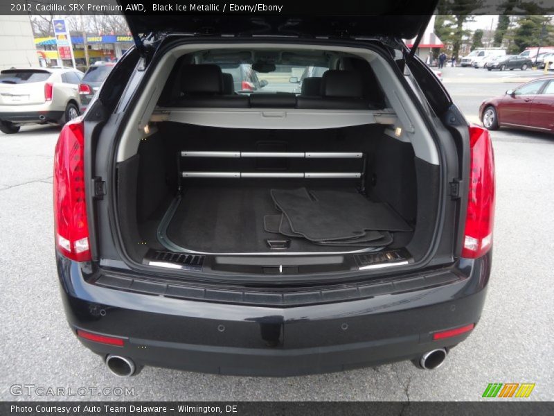 Black Ice Metallic / Ebony/Ebony 2012 Cadillac SRX Premium AWD