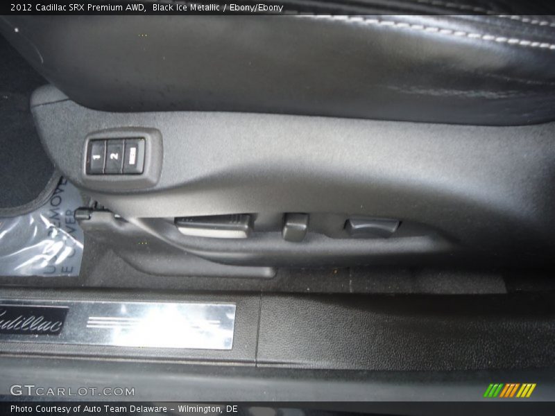 Black Ice Metallic / Ebony/Ebony 2012 Cadillac SRX Premium AWD