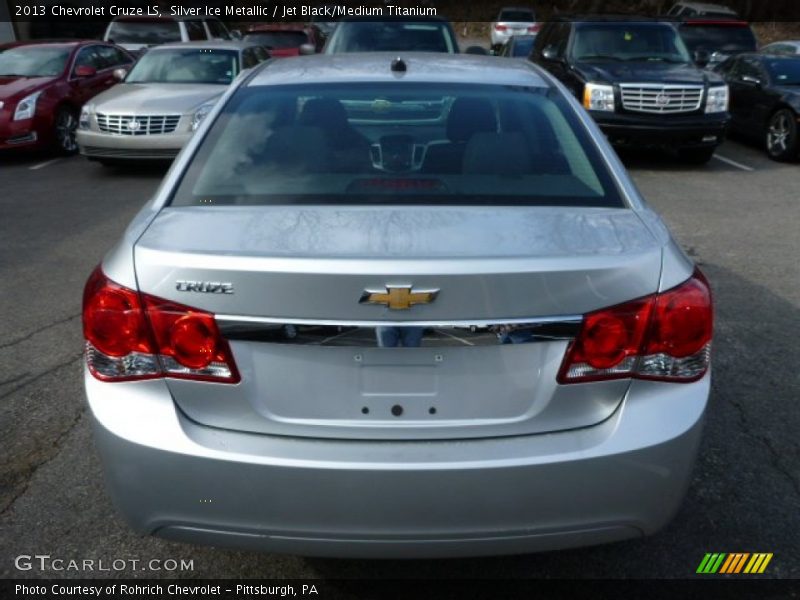 Silver Ice Metallic / Jet Black/Medium Titanium 2013 Chevrolet Cruze LS